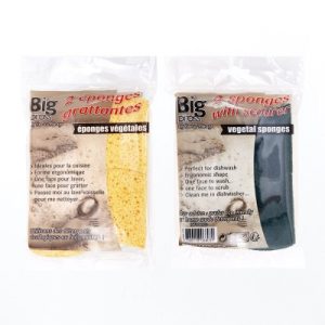 2 Tampons Sur Éponges Végétales